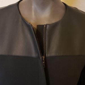 Sharp designer looking jack with faux leather
